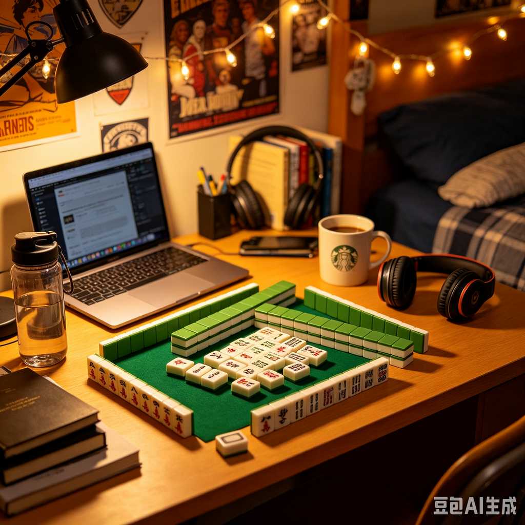hotel room mahjong set