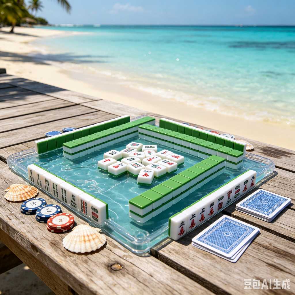 premium resin mahjong game set